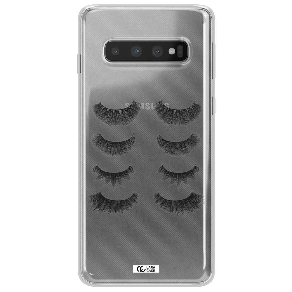 Eyelids Samsung S10 Plus Clear TPU Case