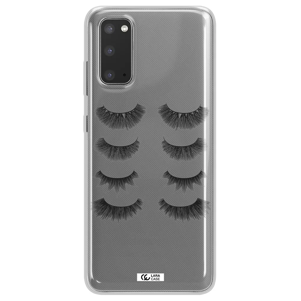 Eyelids Samsung S20 Clear TPU Case