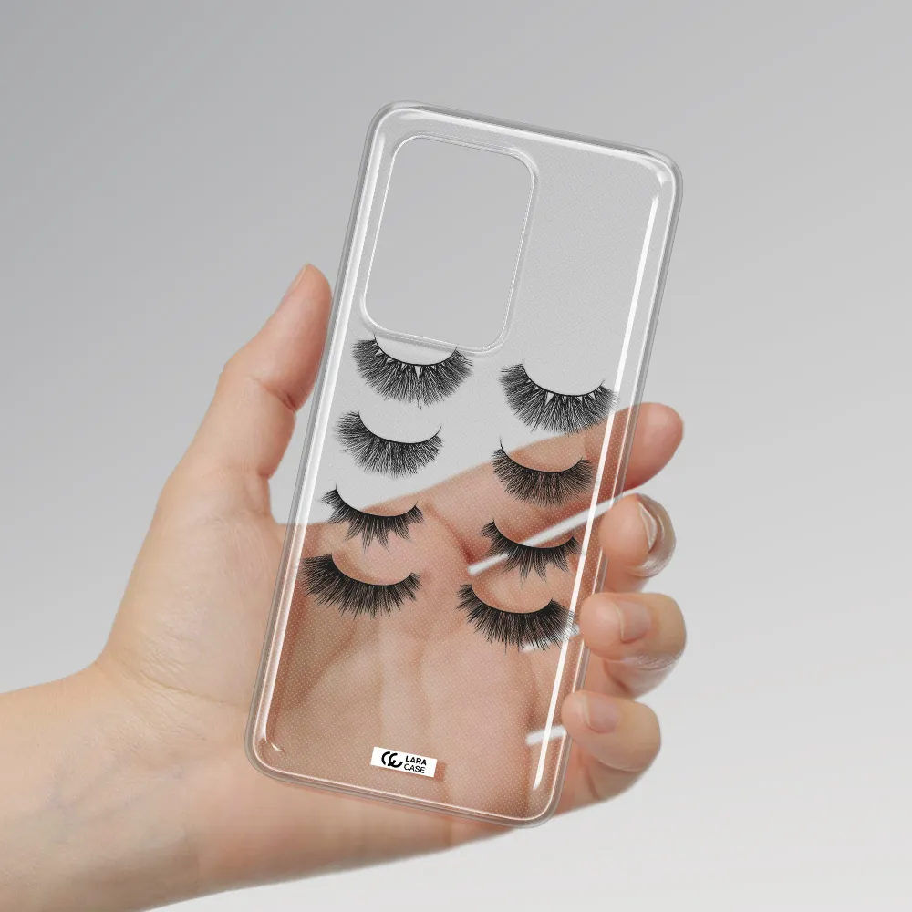 Eyelids Samsung S20 Ultra Clear TPU Case