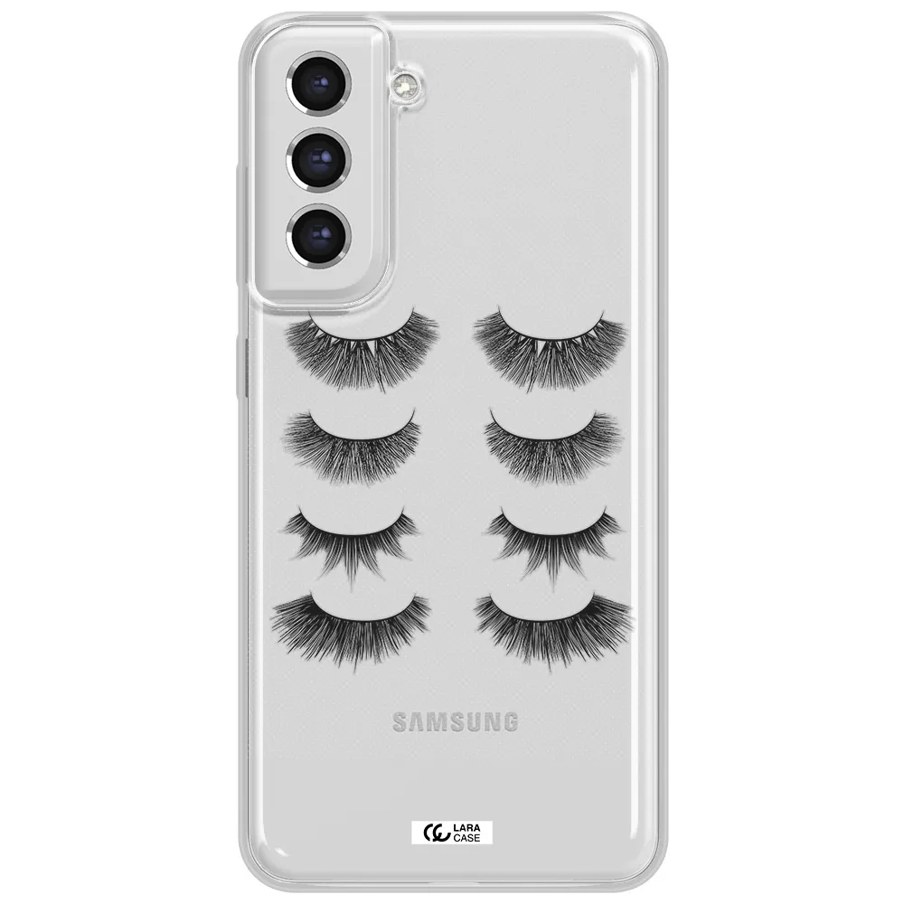 Eyelids Samsung S21 Fe Clear Tpu Case