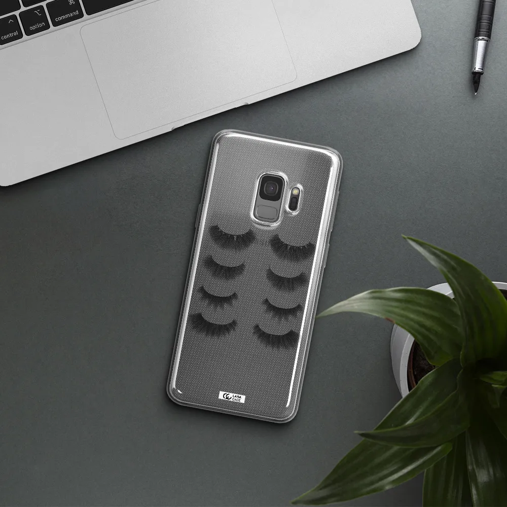 Eyelids Samsung S9 Clear TPU Case