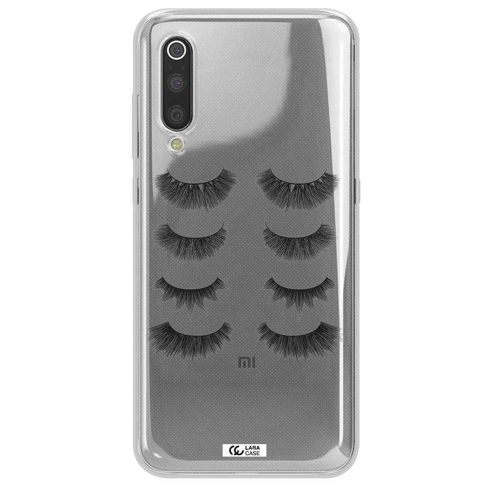 Eyelids Xiaomi Mi 9 Clear TPU Case