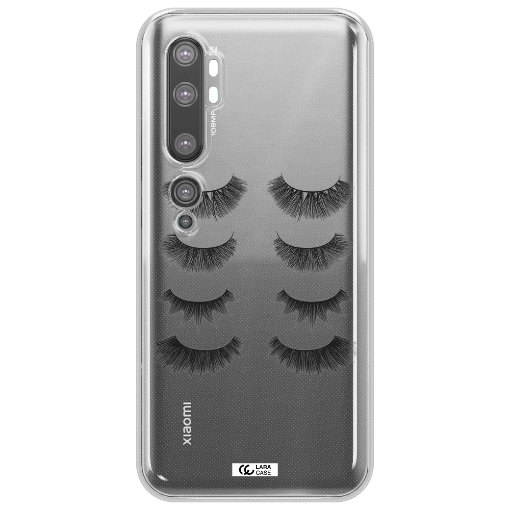 Eyelids Xiaomi Mi Note 10 Clear TPU Case