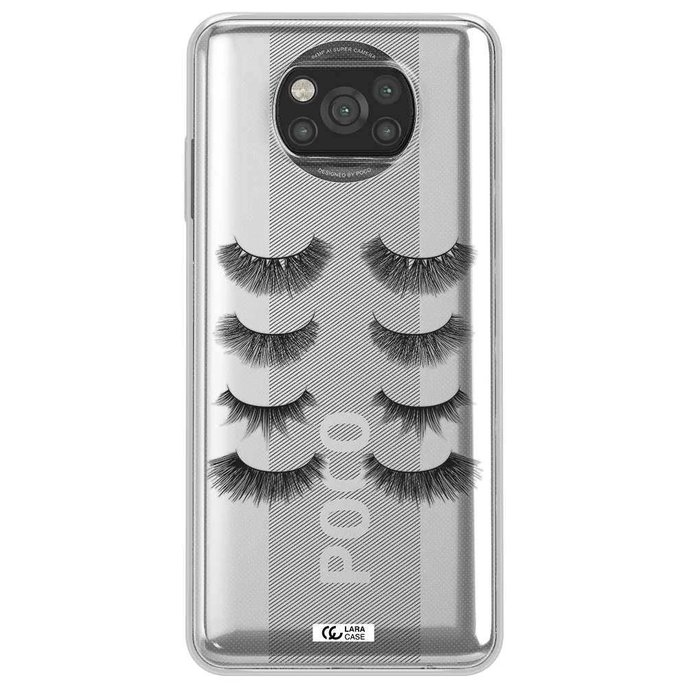 Eyelids Xiaomi Poco X3 Clear TPU Case