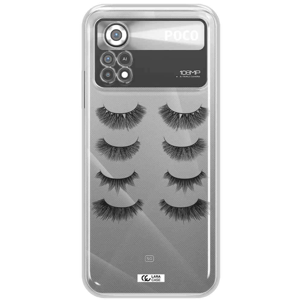 Eyelids Xiaomi Poco X4 Pro Clear TPU Case