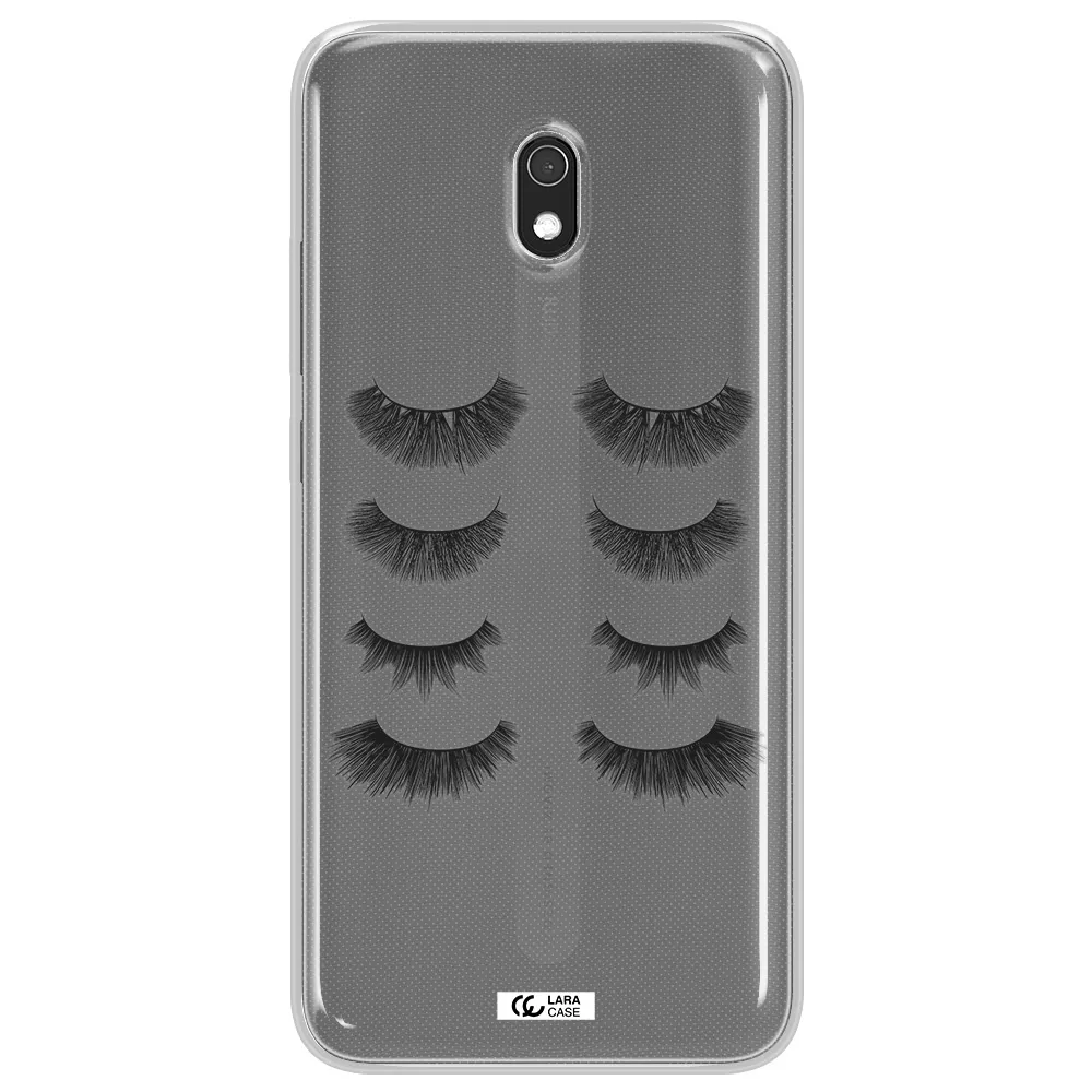 Eyelids Xiaomi Redmi 8A Clear TPU Case