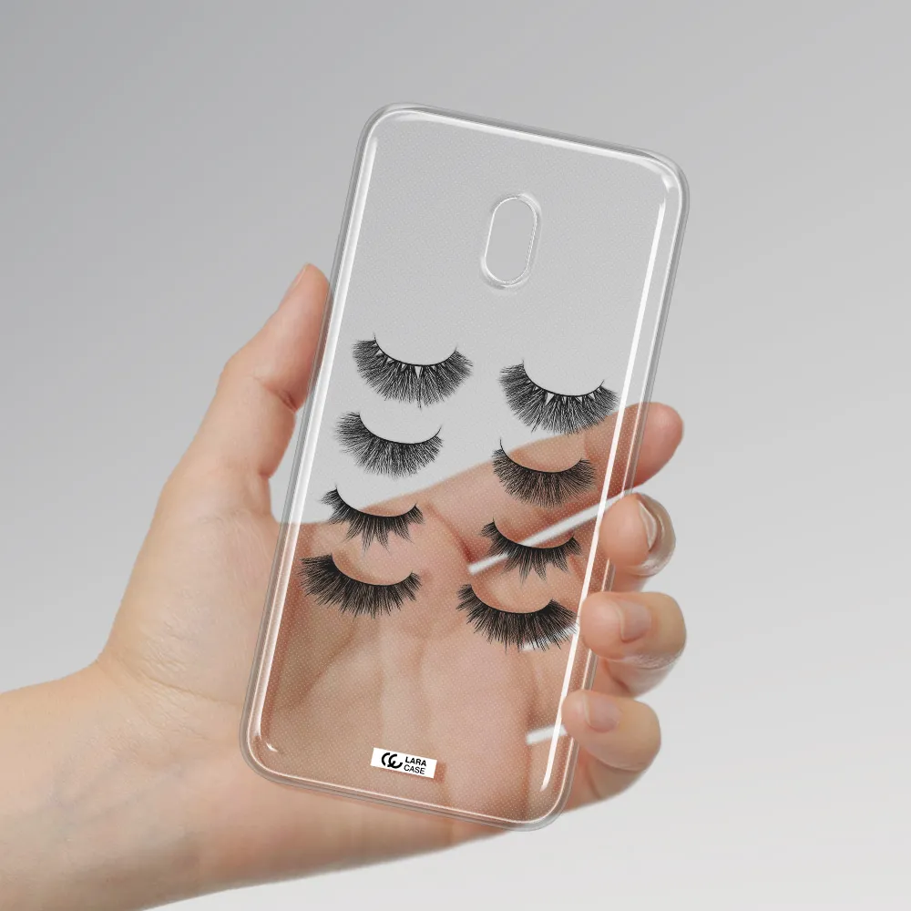 Eyelids Xiaomi Redmi 8A Clear TPU Case