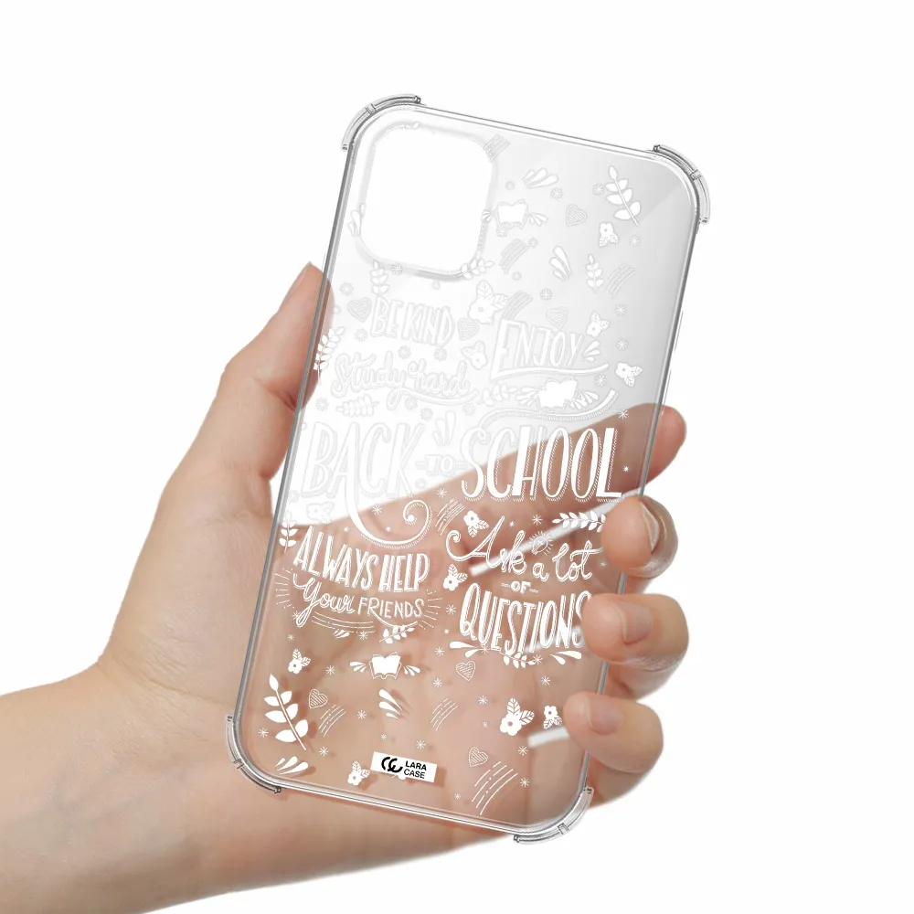 Back To School Apple iPhone 11 Clear PC Case