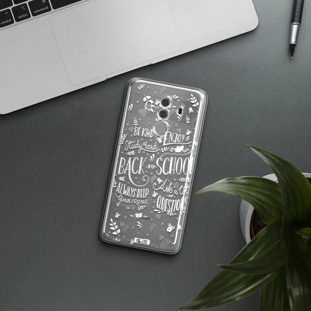 Back To School Huawei Mate 10 Pro Clear TPU Case