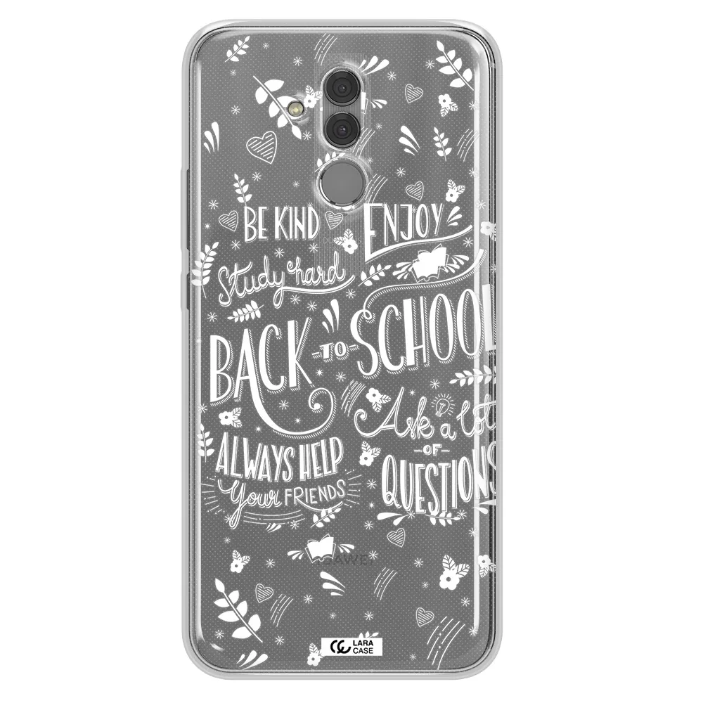 Back To School Huawei Mate 20 Lite Clear TPU Case