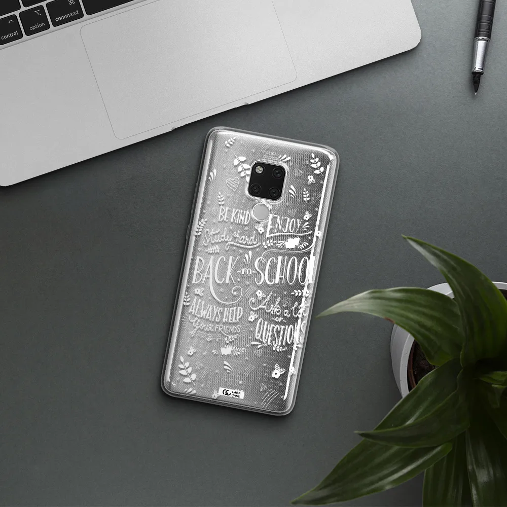Back To School Huawei Mate 20X Clear TPU Case