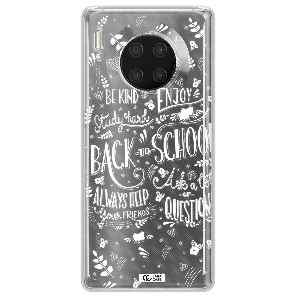 Back To School Huawei Mate 30 Pro Clear TPU Case