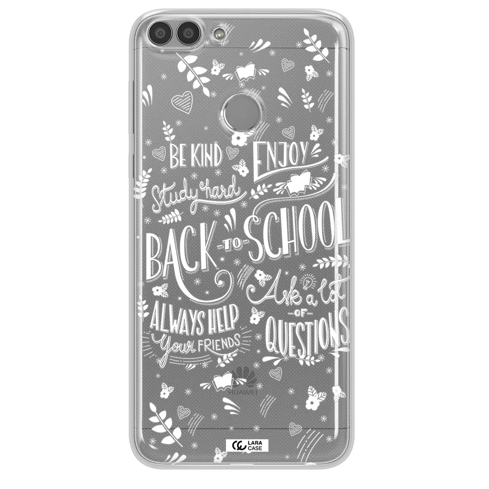 Back To School Huawei P Smart 2017 Clear TPU Case