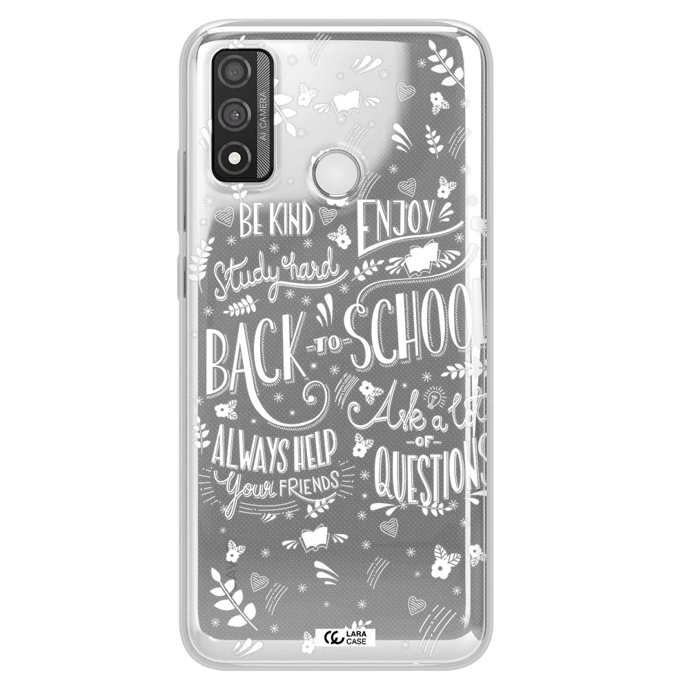 Back To School Huawei P Smart 2020 Clear TPU Case