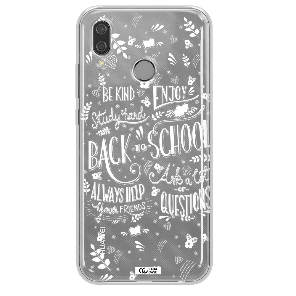 Back To School Huawei P20 Lite Clear TPU Case