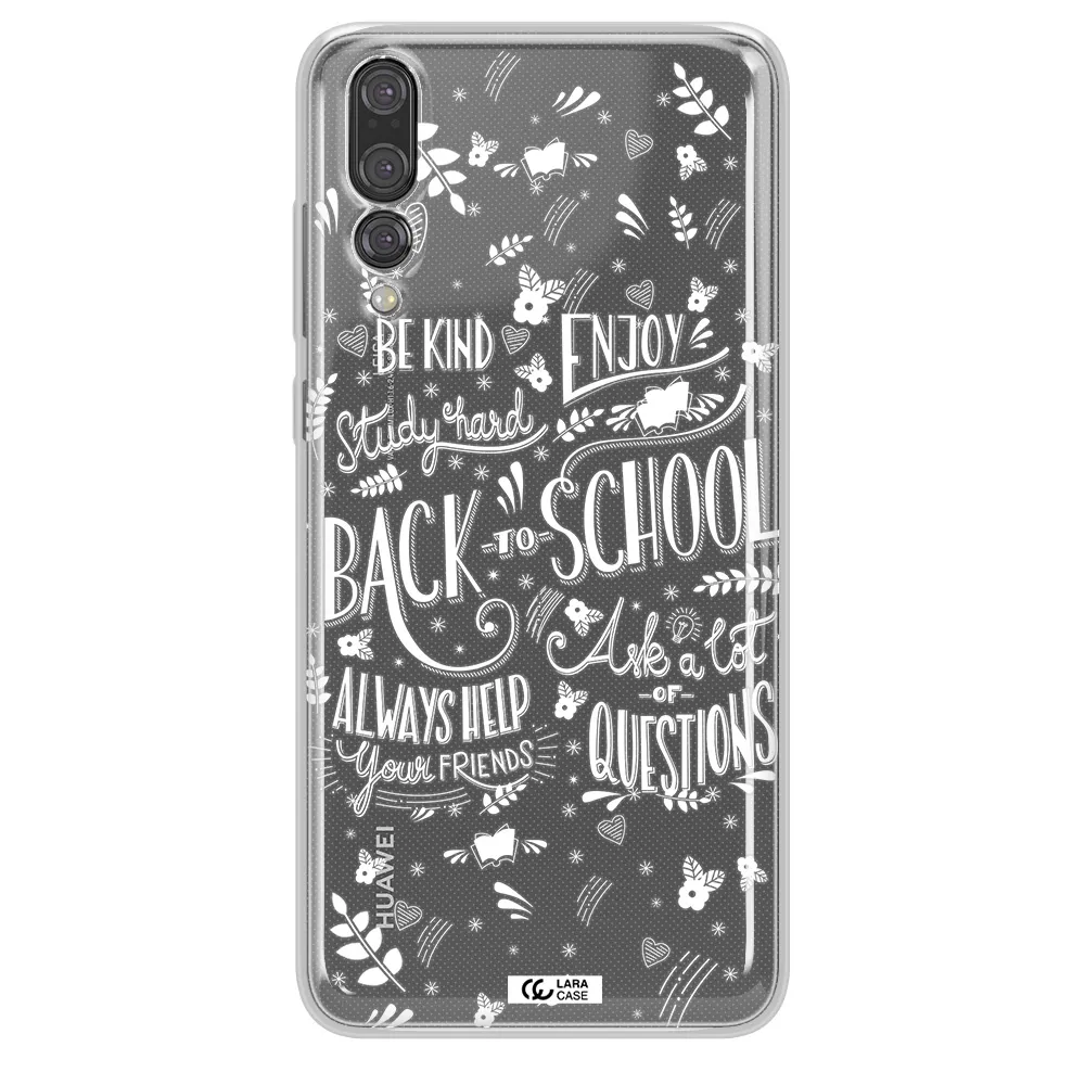 Back To School Huawei P20 Pro Clear TPU Case