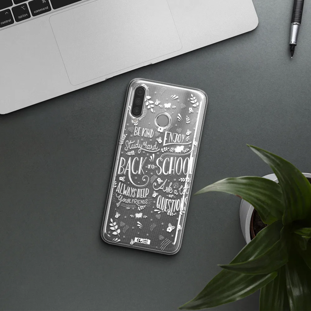 Back To School Huawei P30 Lite Clear TPU Case