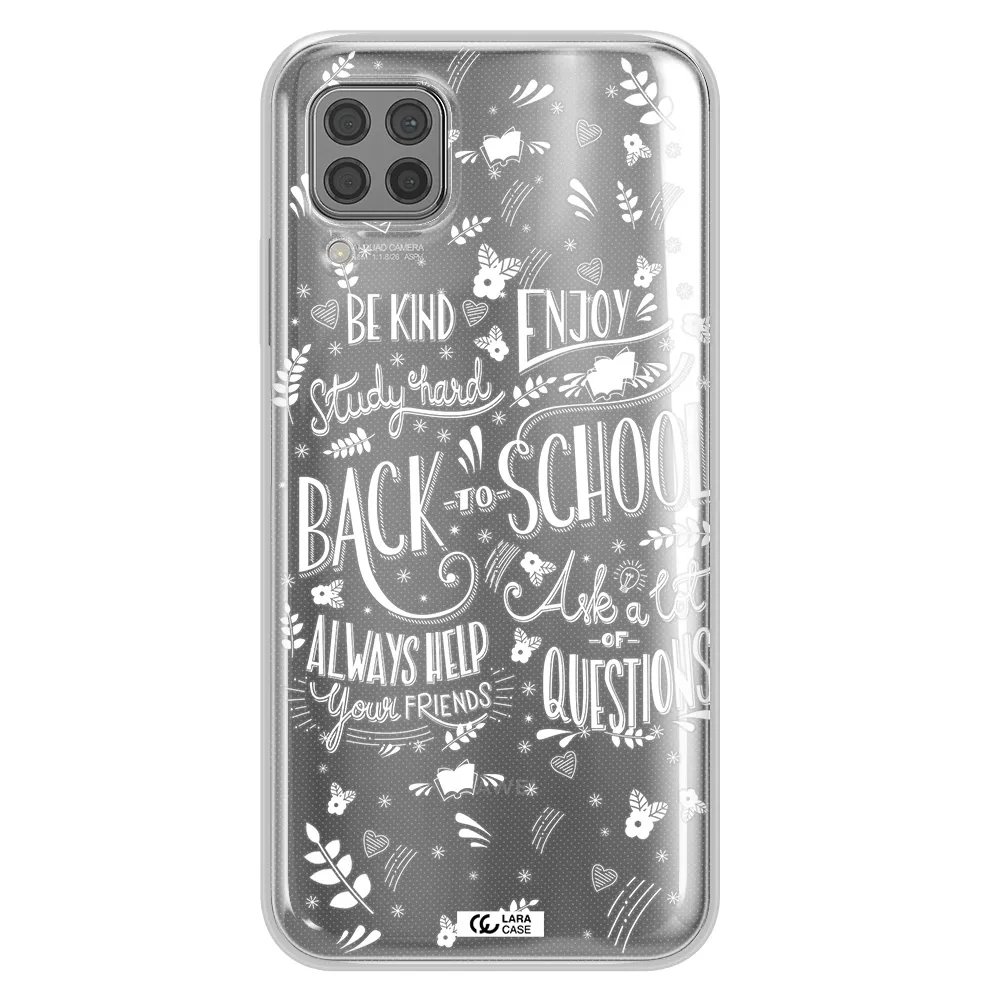 Back To School Huawei P40 Lite Clear TPU Case