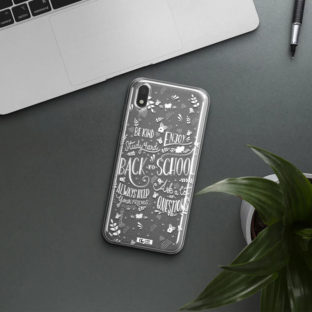 Back To School Huawei Y5 2019 Clear TPU Case