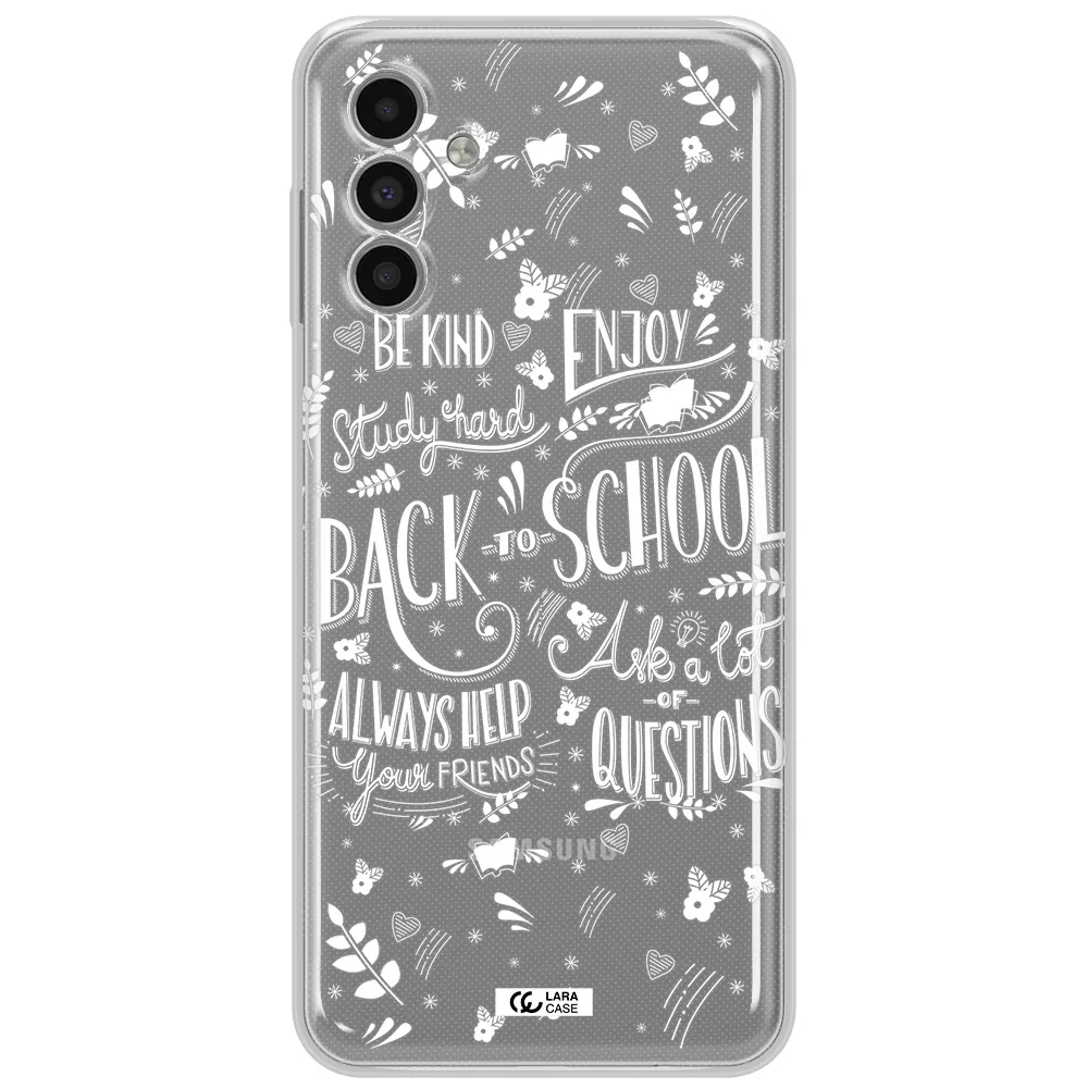 Back To School Samsung A13 5G Clear Tpu Case