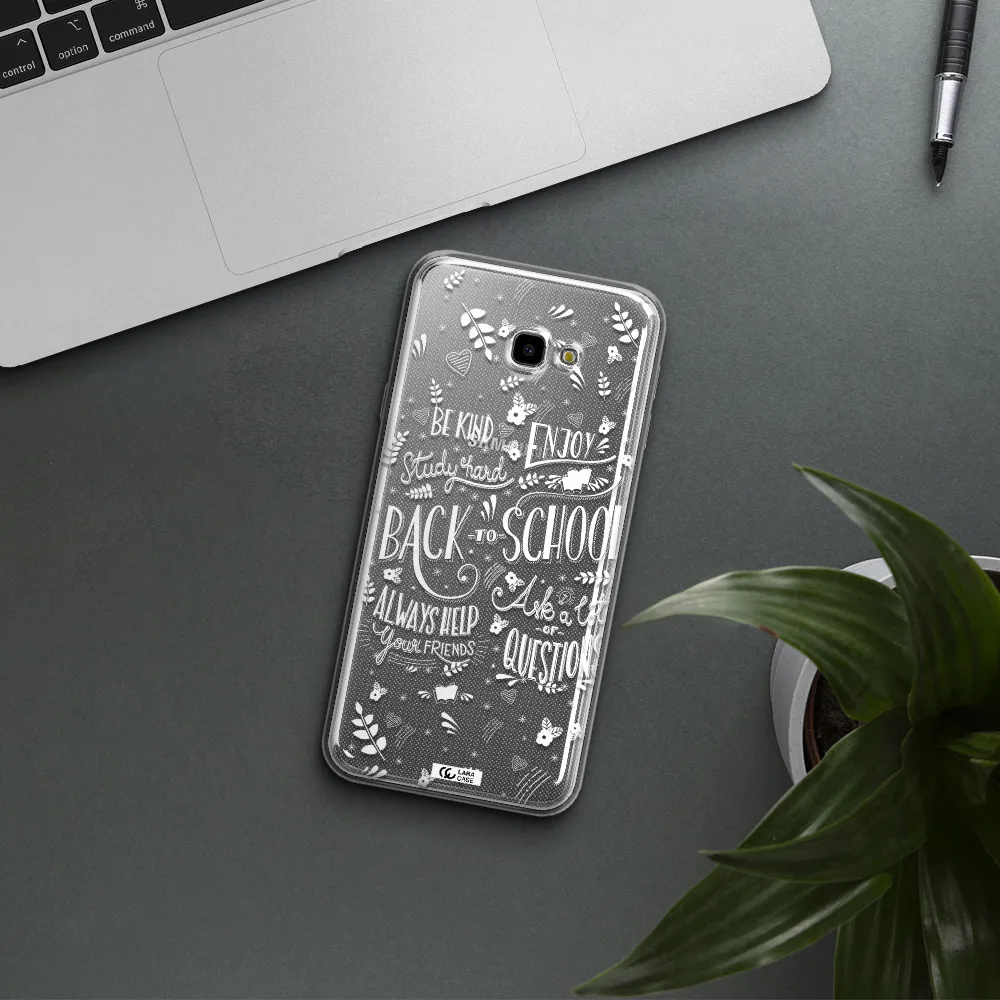 Back To School Samsung J4 Plus Clear TPU Case