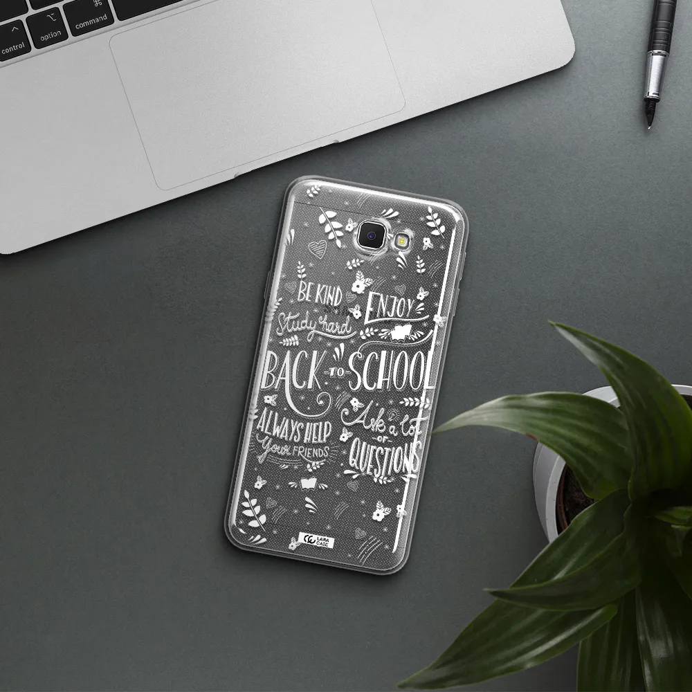 Back To School Samsung J5 Prime Clear TPU Case