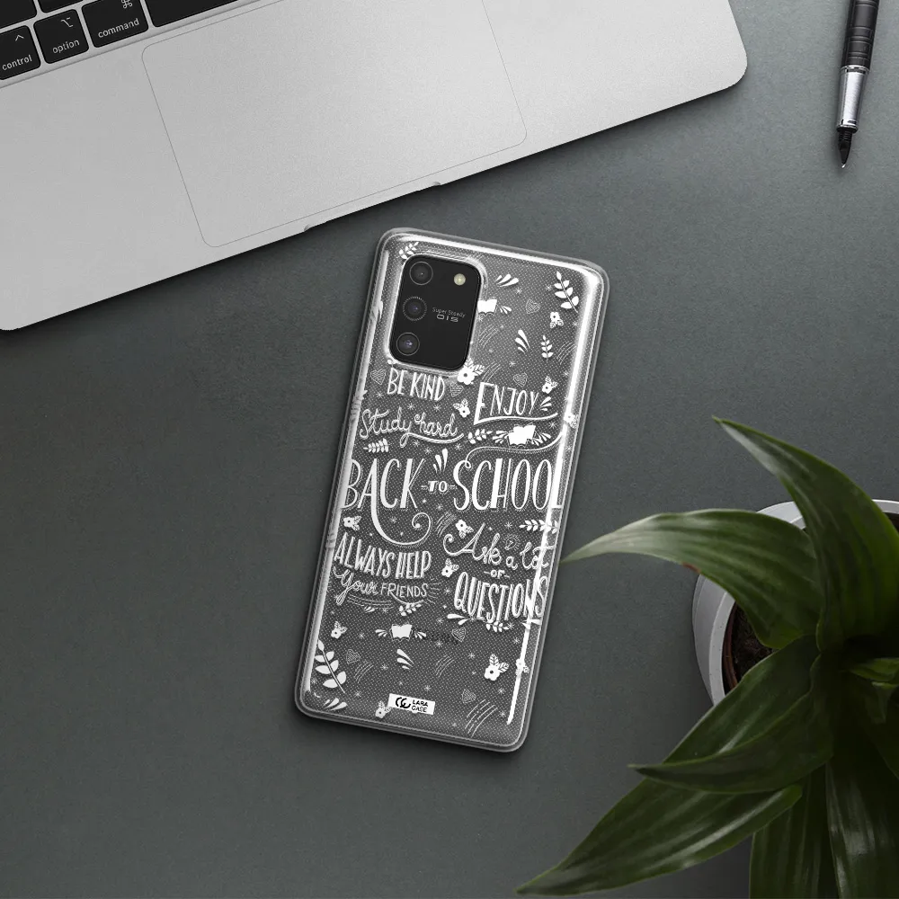 Back To School Samsung S10 Lite Clear TPU Case