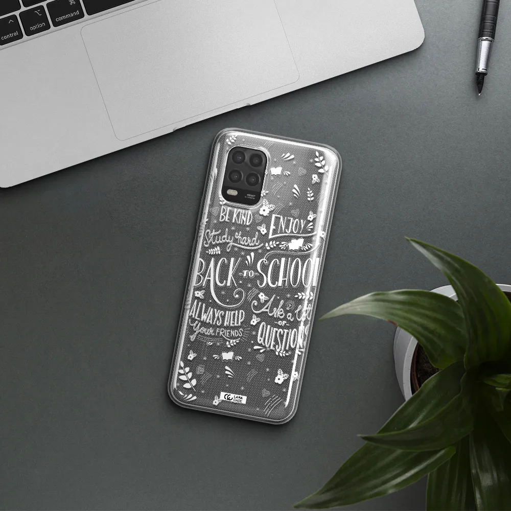 Back To School Xiaomi Mi 10 Lite Clear TPU Case