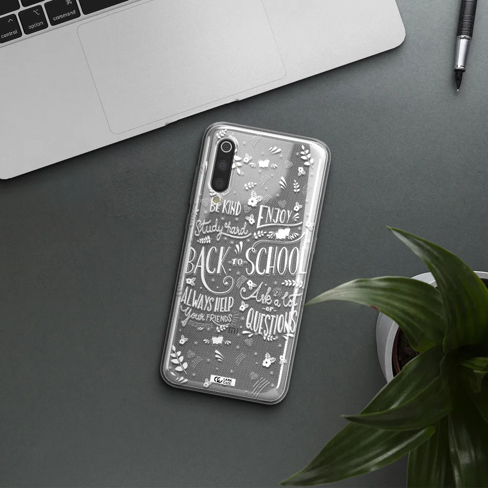 Back To School Xiaomi Mi 9 Clear TPU Case