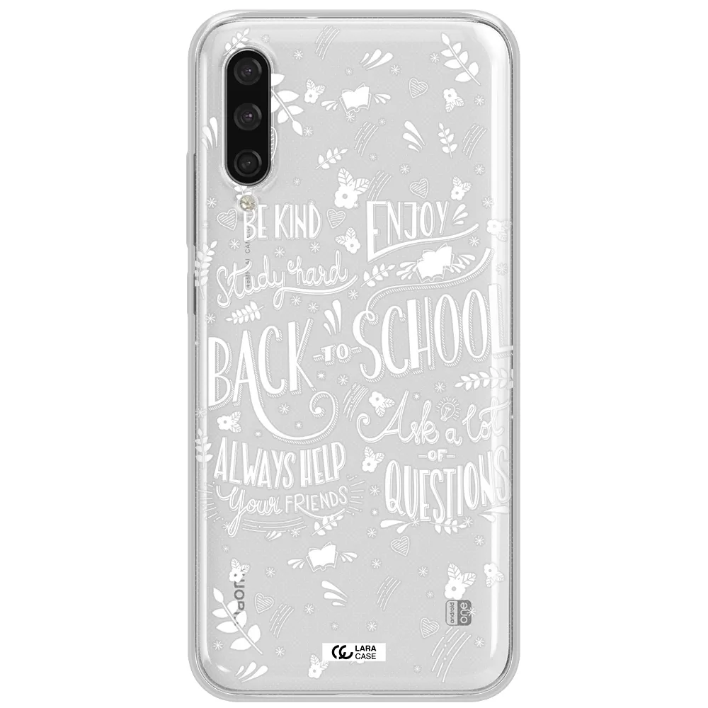 Back To School Xiaomi Mi A3 Clear Tpu Case