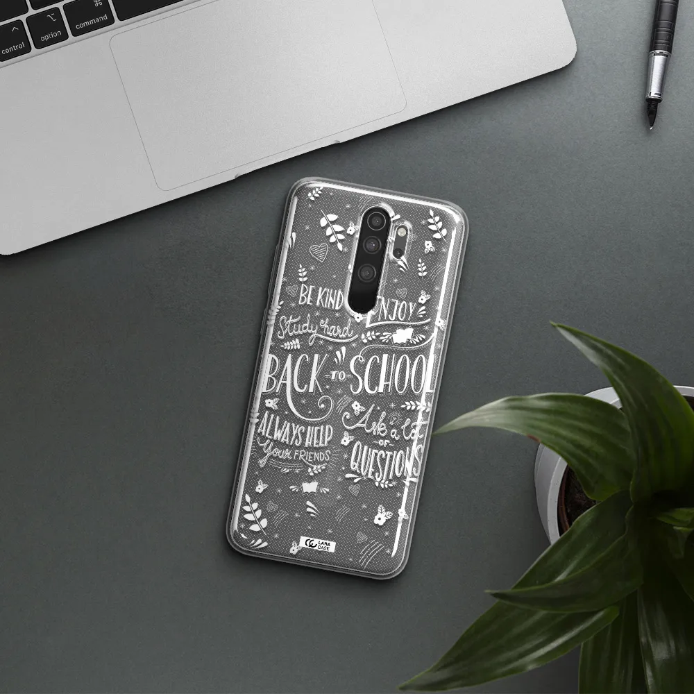 Back To School Xiaomi Note 8 Pro Clear TPU Case