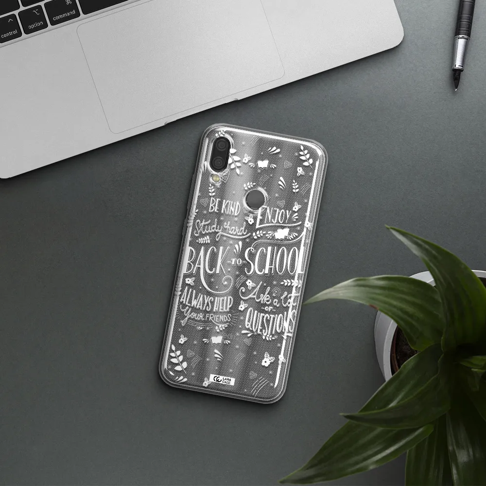 Back To School Xiaomi Redmi Note 7 Clear TPU Case