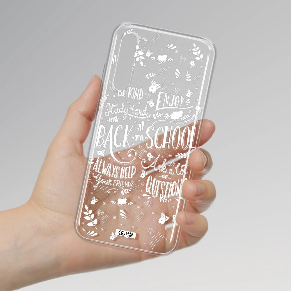 Back To School Xiaomi Redmi Note 8T Clear Tpu Case