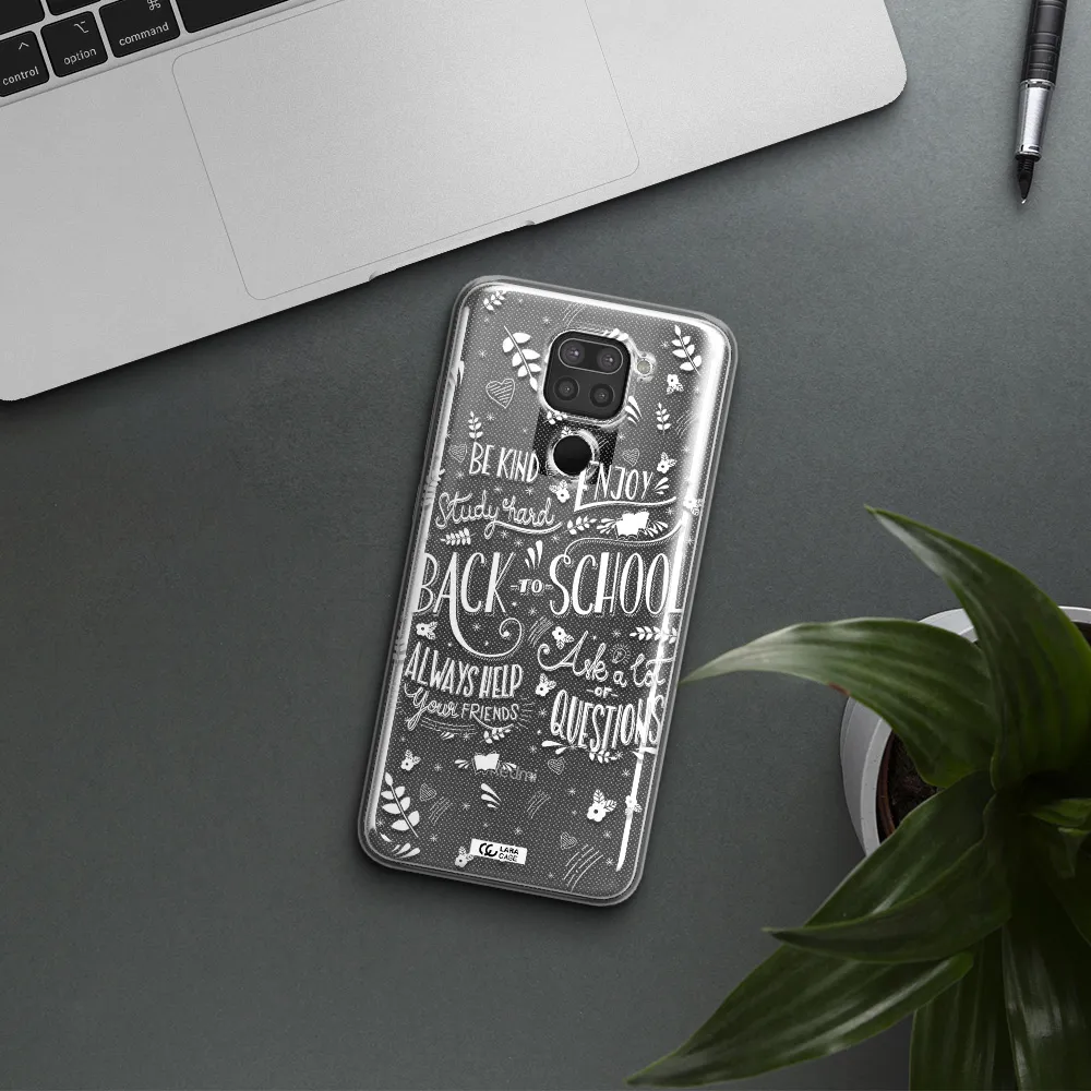 Back To School Xiaomi Redmi Note 9 Clear TPU Case