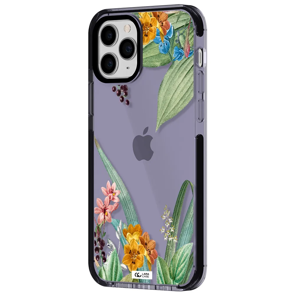 Summer Flower Vector Apple iPhone 11 pro max impact Lilac Case