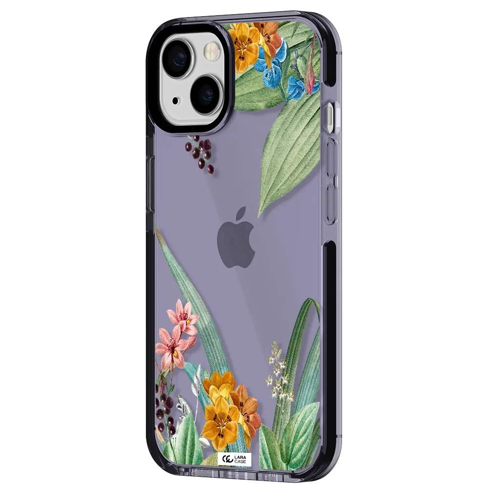 Summer Flower Vector Apple iPhone 13 impact Lilac Case