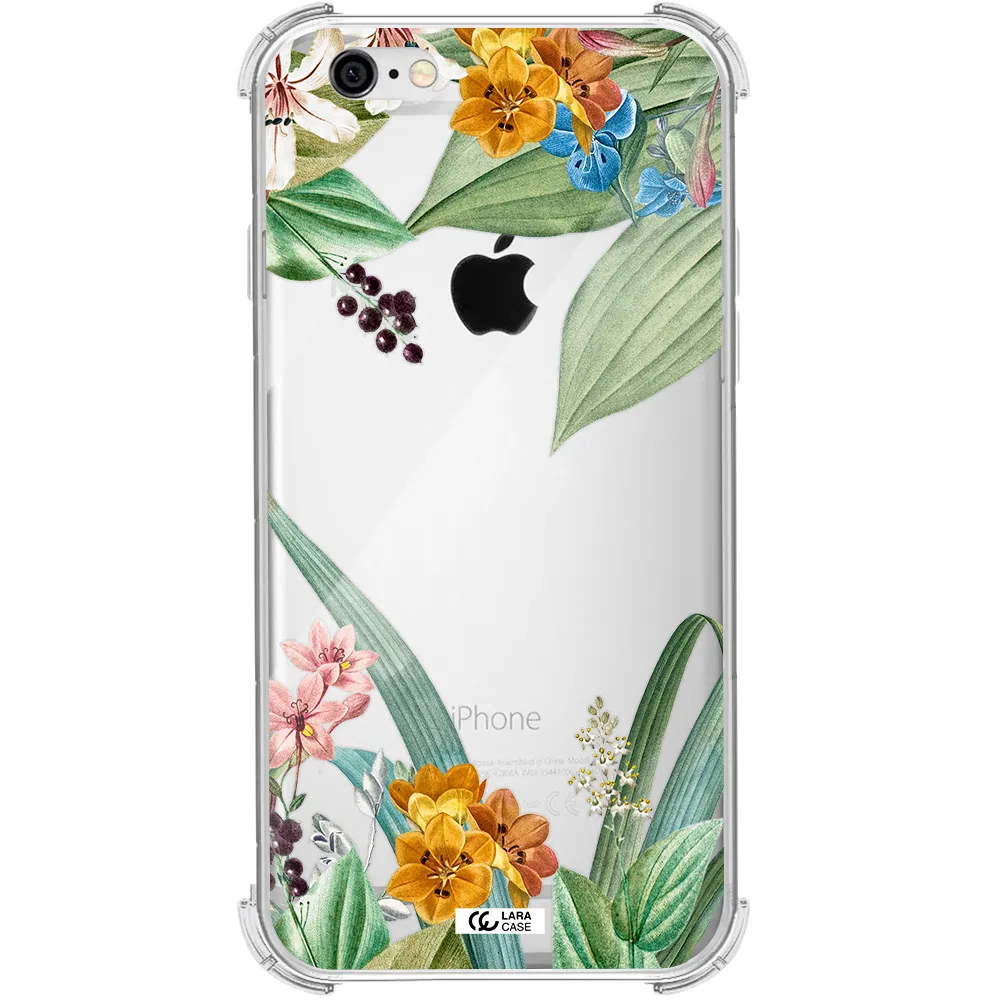 Summer Flower Vector Apple iPhone 6 Clear PC Case