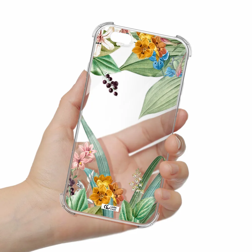 Summer Flower Vector Apple iPhone 6 Clear PC Case