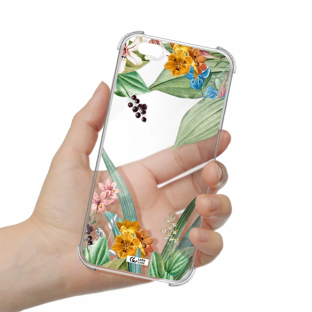 Summer Flower Vector Apple iPhone 6S Clear PC Case