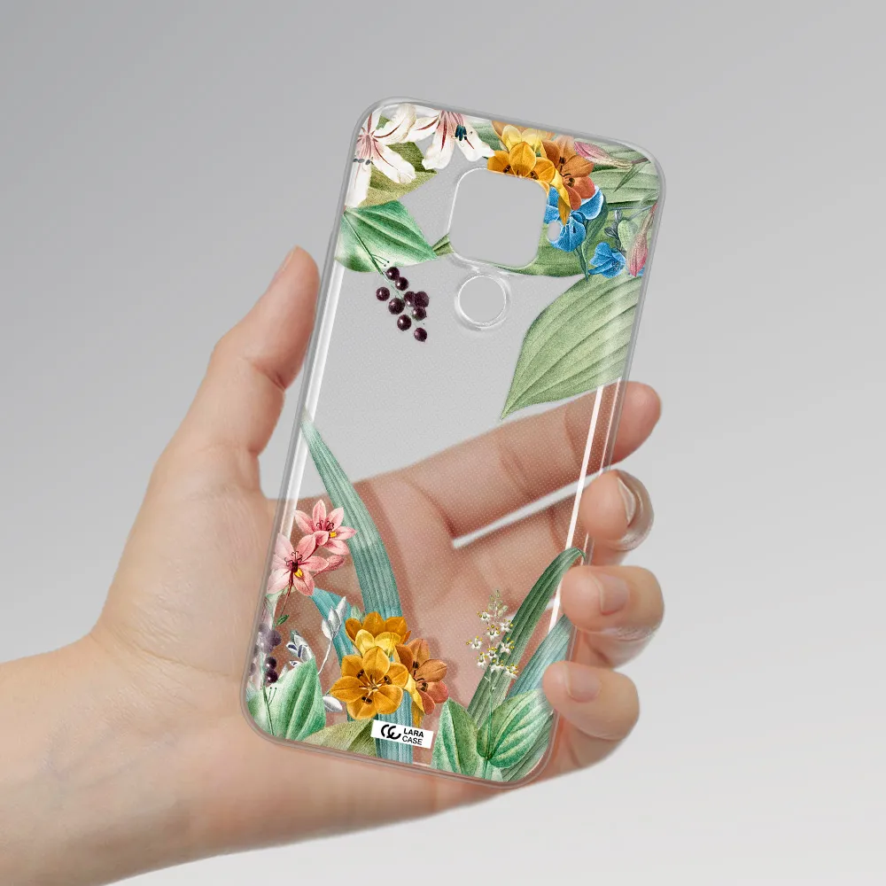 Summer Flower Vector Huawei Mate 30 Lite Clear TPU Case