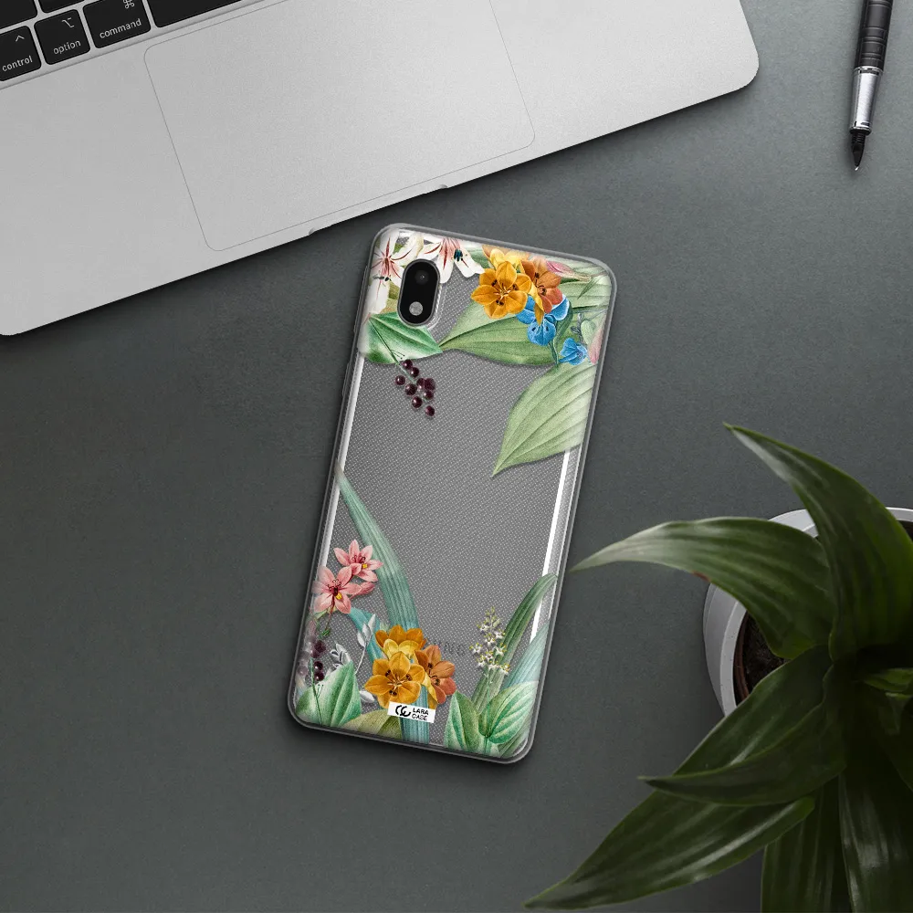Summer Flower Vector Samsung A01 Core Clear Tpu Case