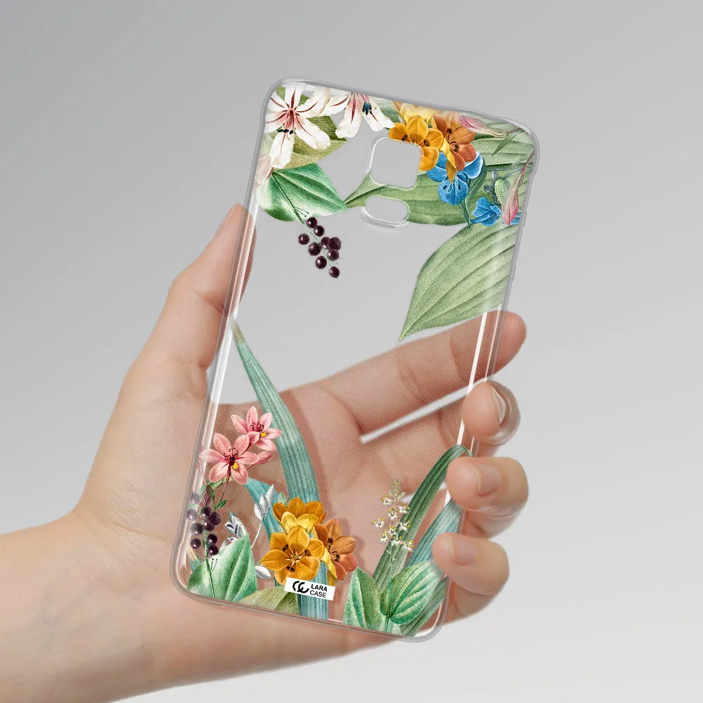 Summer Flower Vector Samsung Note 4 Clear TPU Case
