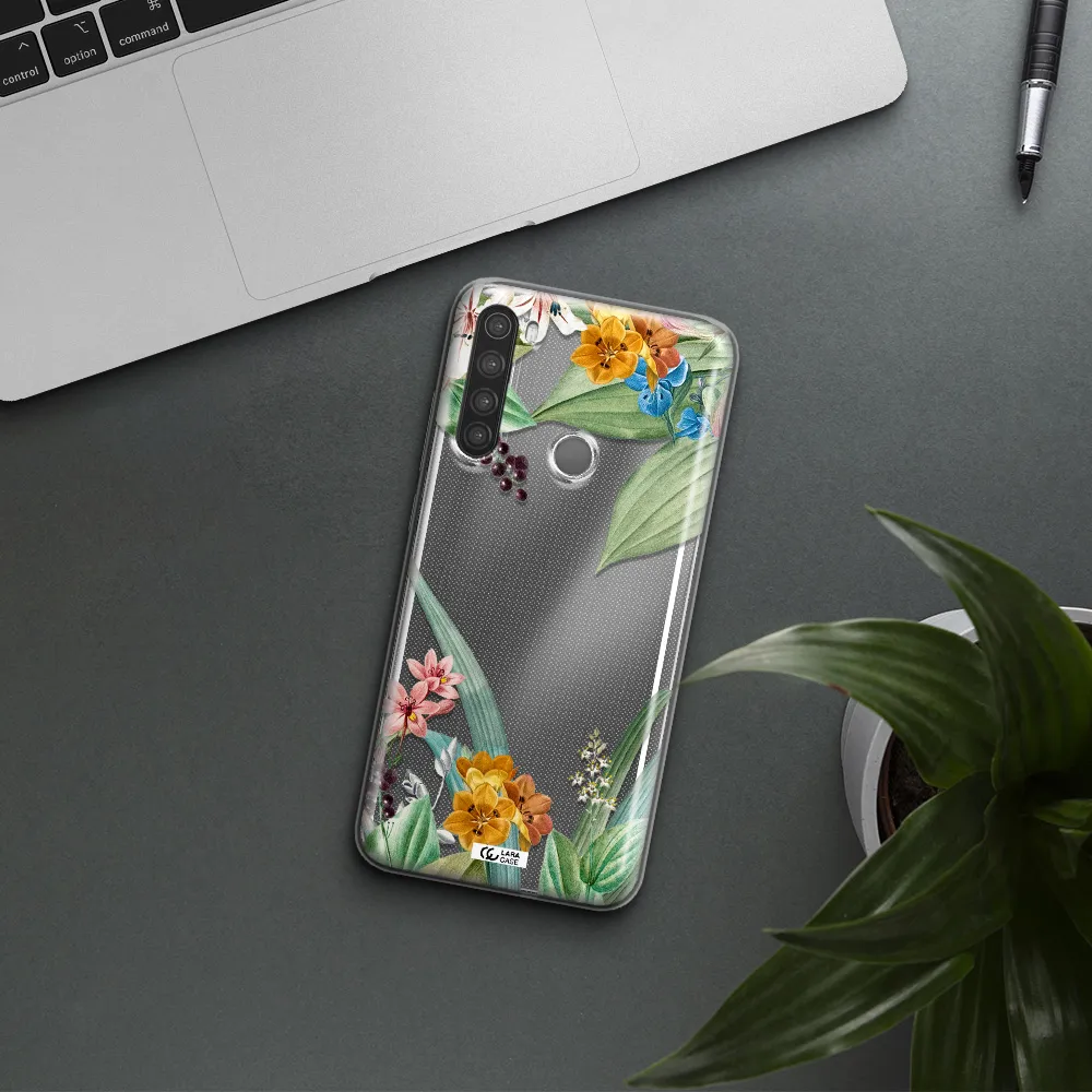 Summer Flower Vector Xiaomi Note 8 Clear TPU Case