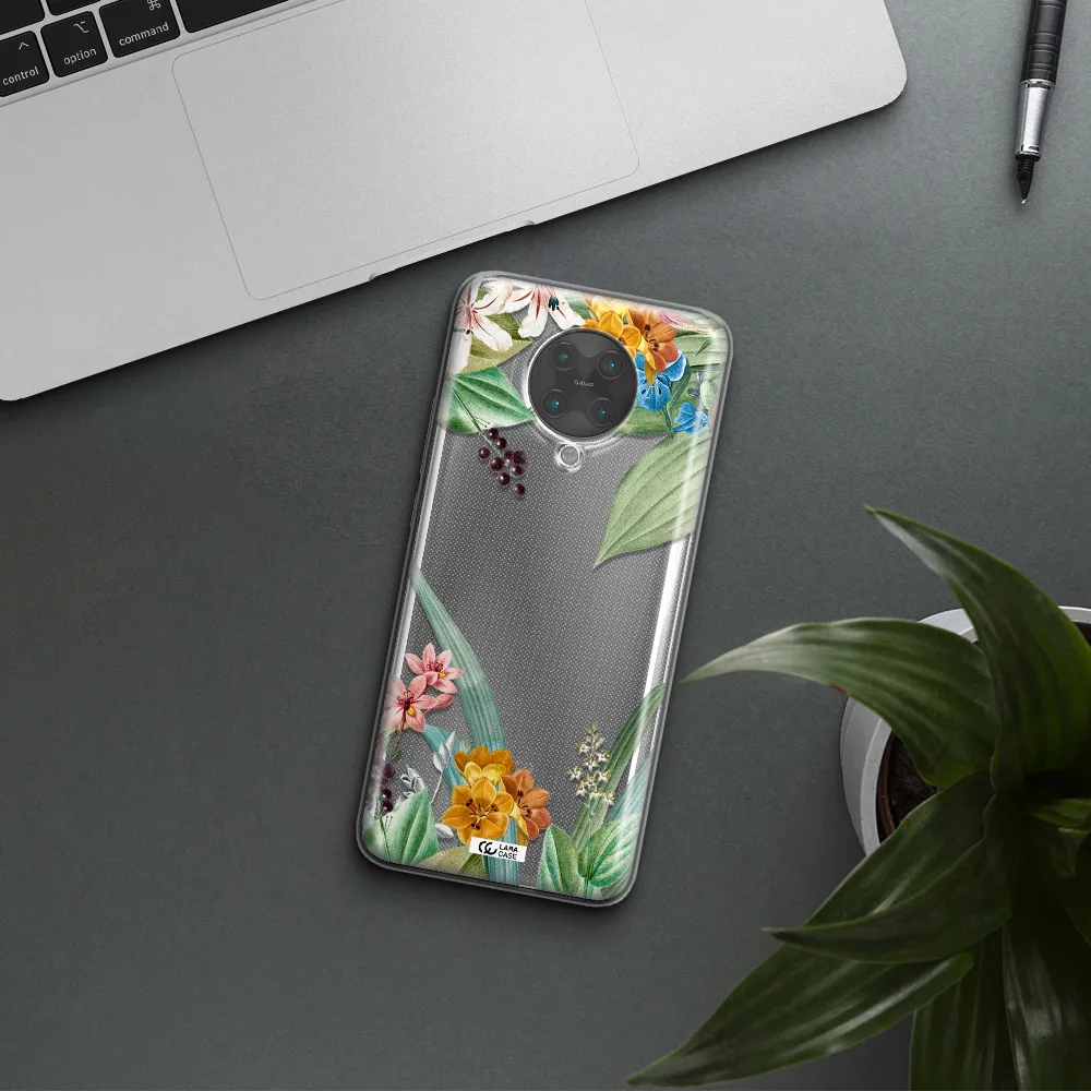 Summer Flower Vector Xiaomi Poco F2 Pro Clear TPU Case