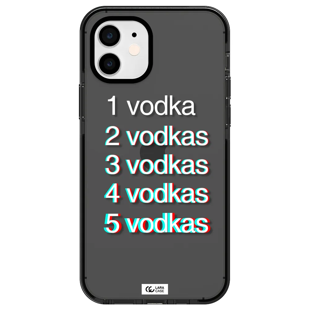Vodka Apple iPhone 11 impact Smoke Black Case