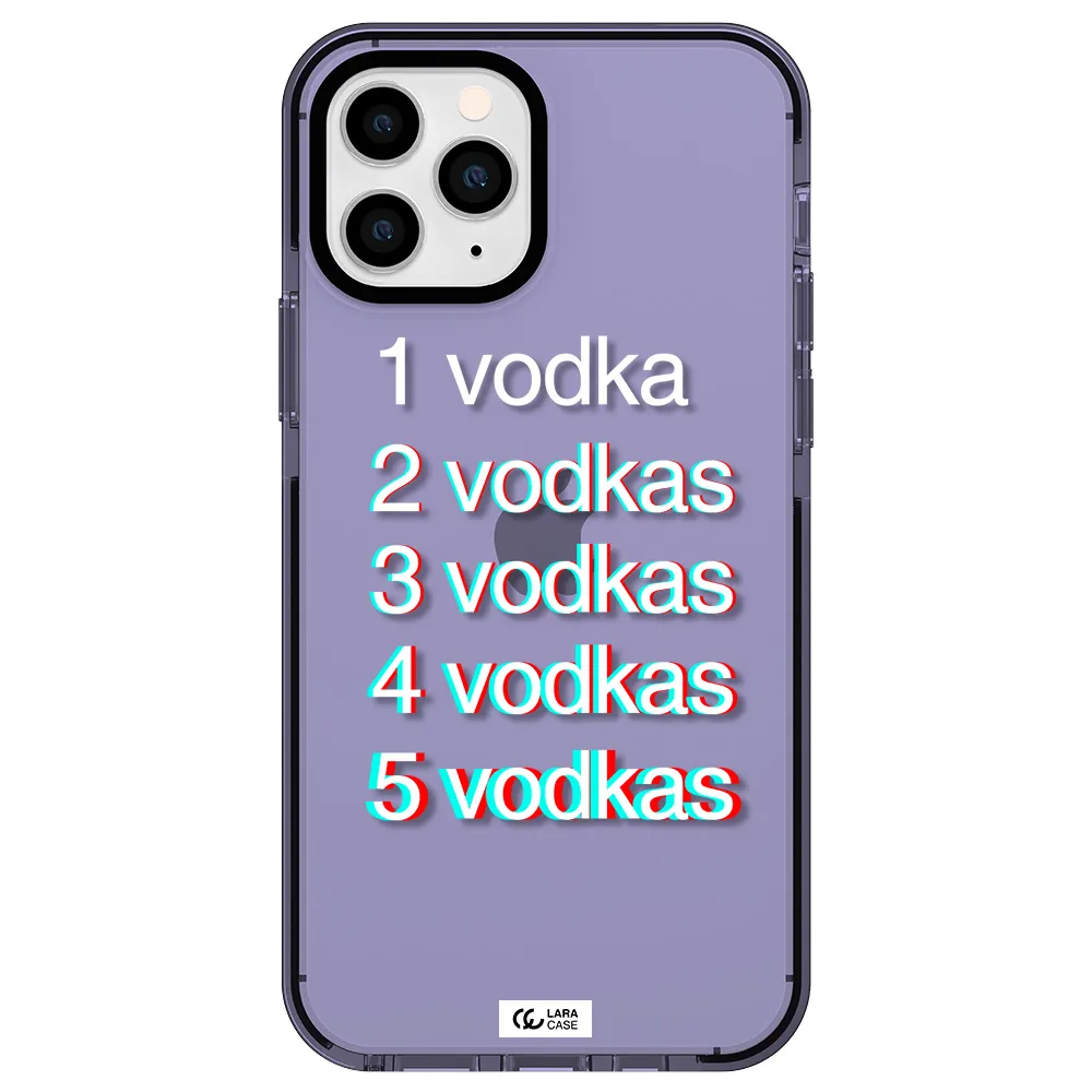 Vodka Apple iPhone 11 pro impact Lilac Case
