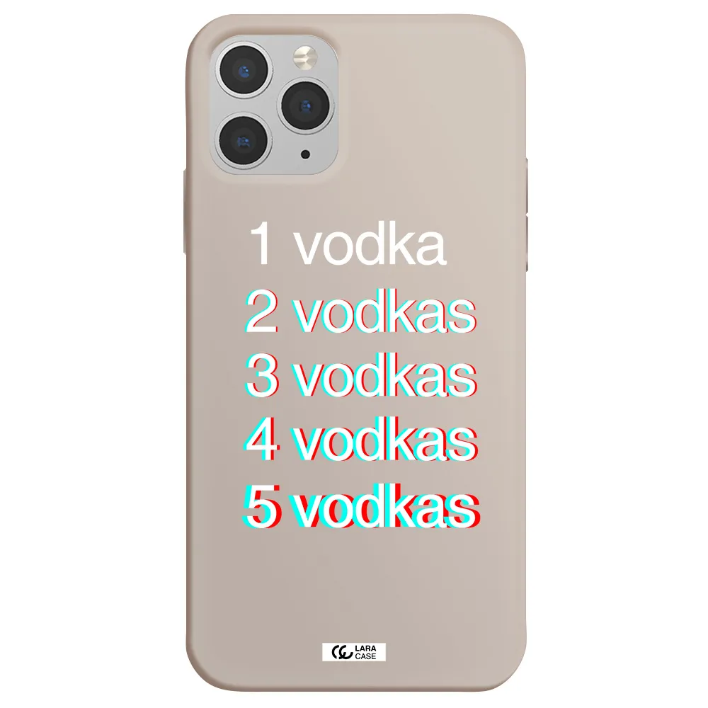 Vodka Apple iPhone 11 pro Silicone Stone Case