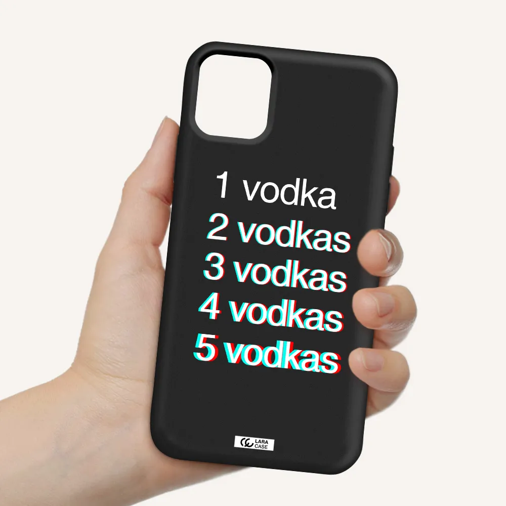 Vodka Apple iPhone 11 Silicone black Case