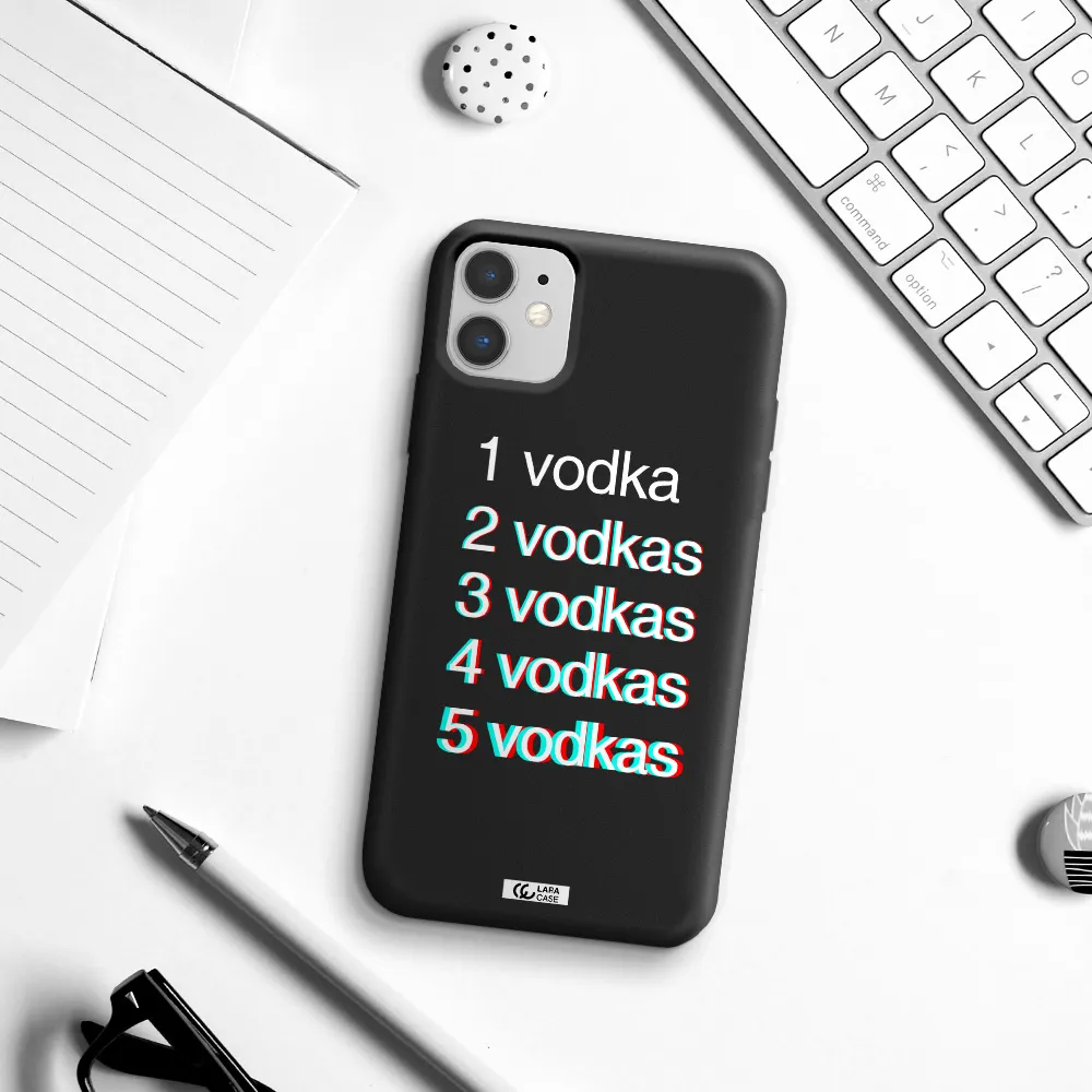 Vodka Apple iPhone 11 Silicone black Case