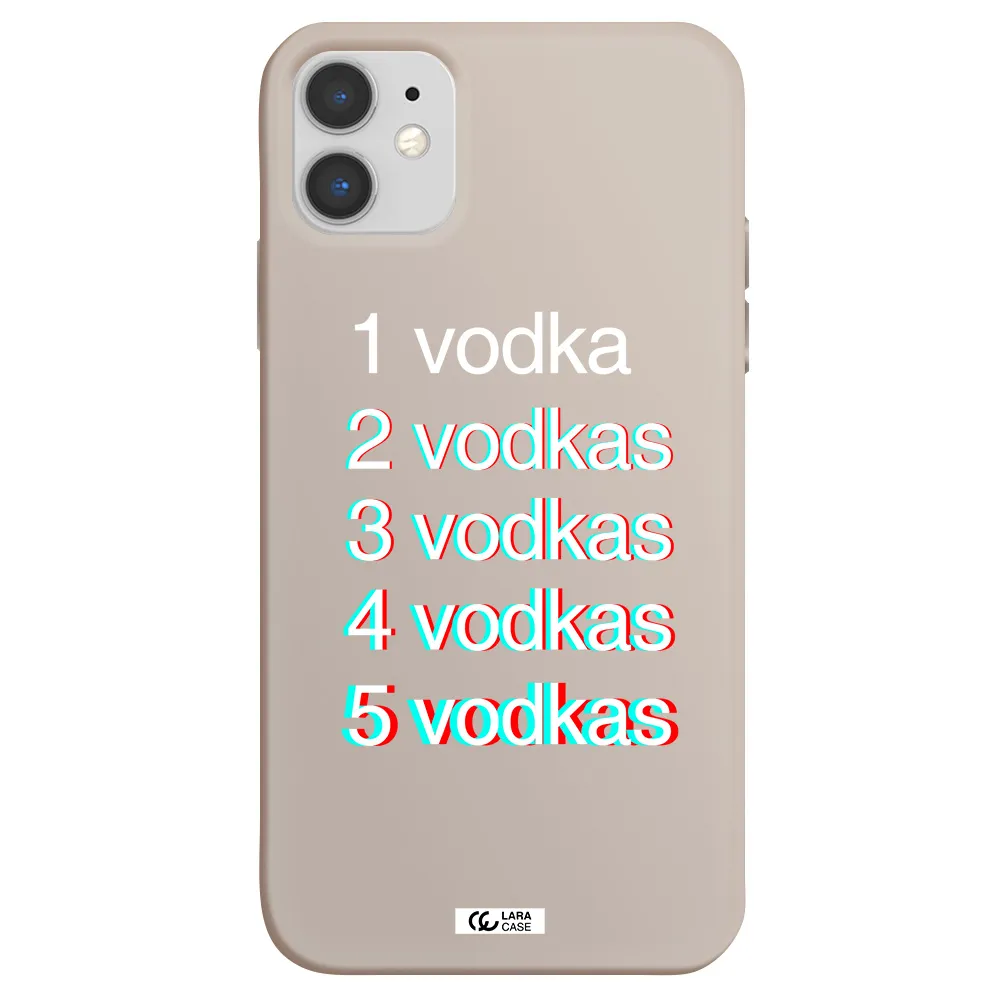 Vodka Apple iPhone 11 Silicone Stone Case